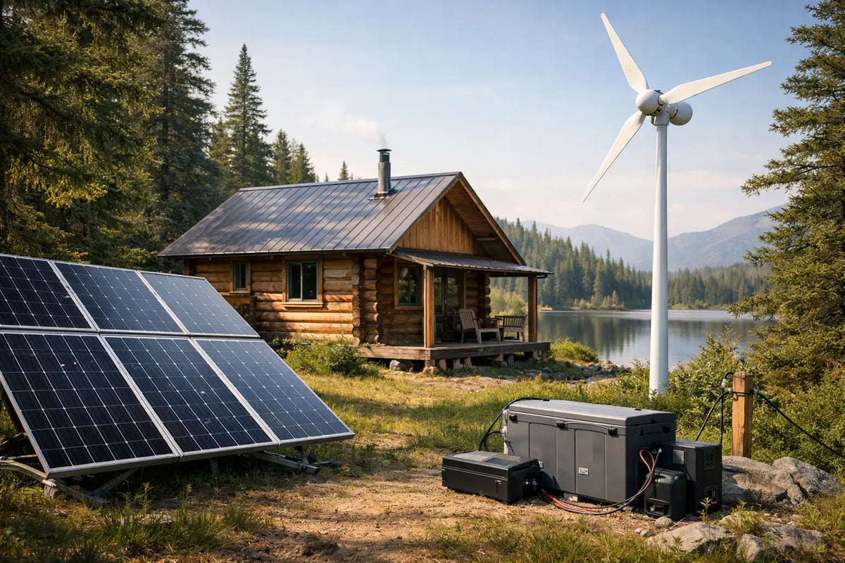 How to Power an Off Grid Cabin Without a Generator