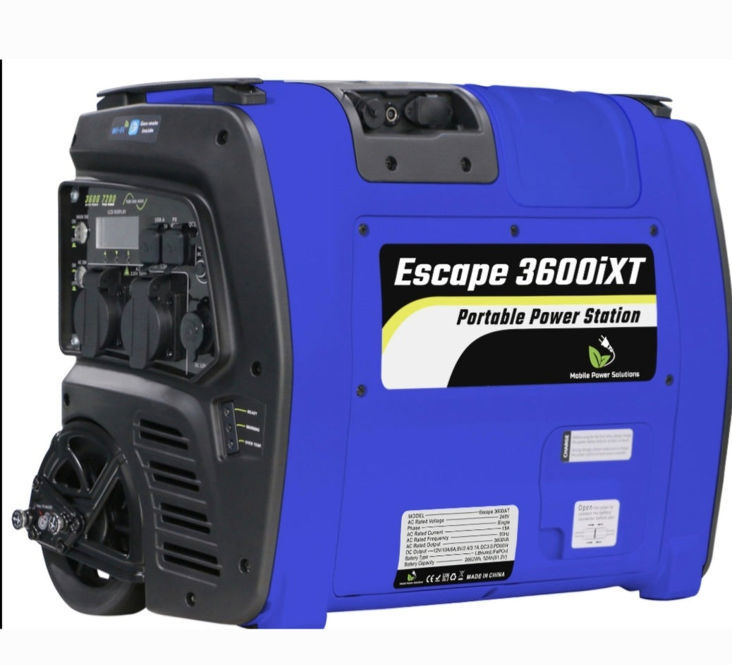 ESCAPE 3600iXT PORTABLE & OFF-GRID POWER STATION (WITH PARALLEL OPTION)