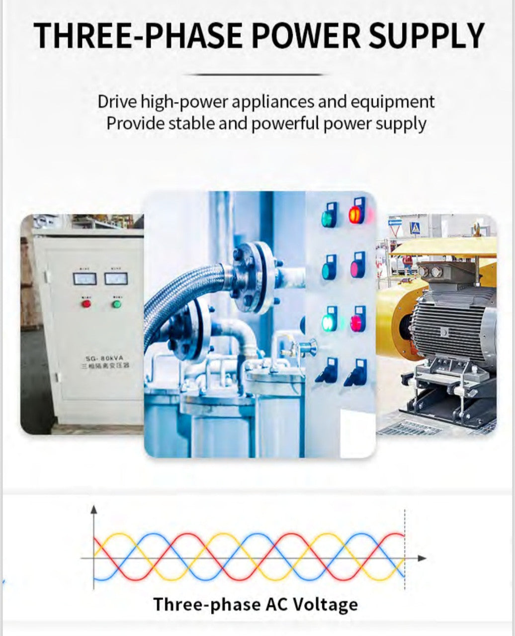 ESCAPE DP12000i 48 Volt 12KW FULL OFF-GRID SOLAR POWER BATTERY STATION (EQUIPPED WITH SINGLE PHASE POWER OUTPUT) 3 phase available as an option together with single phase