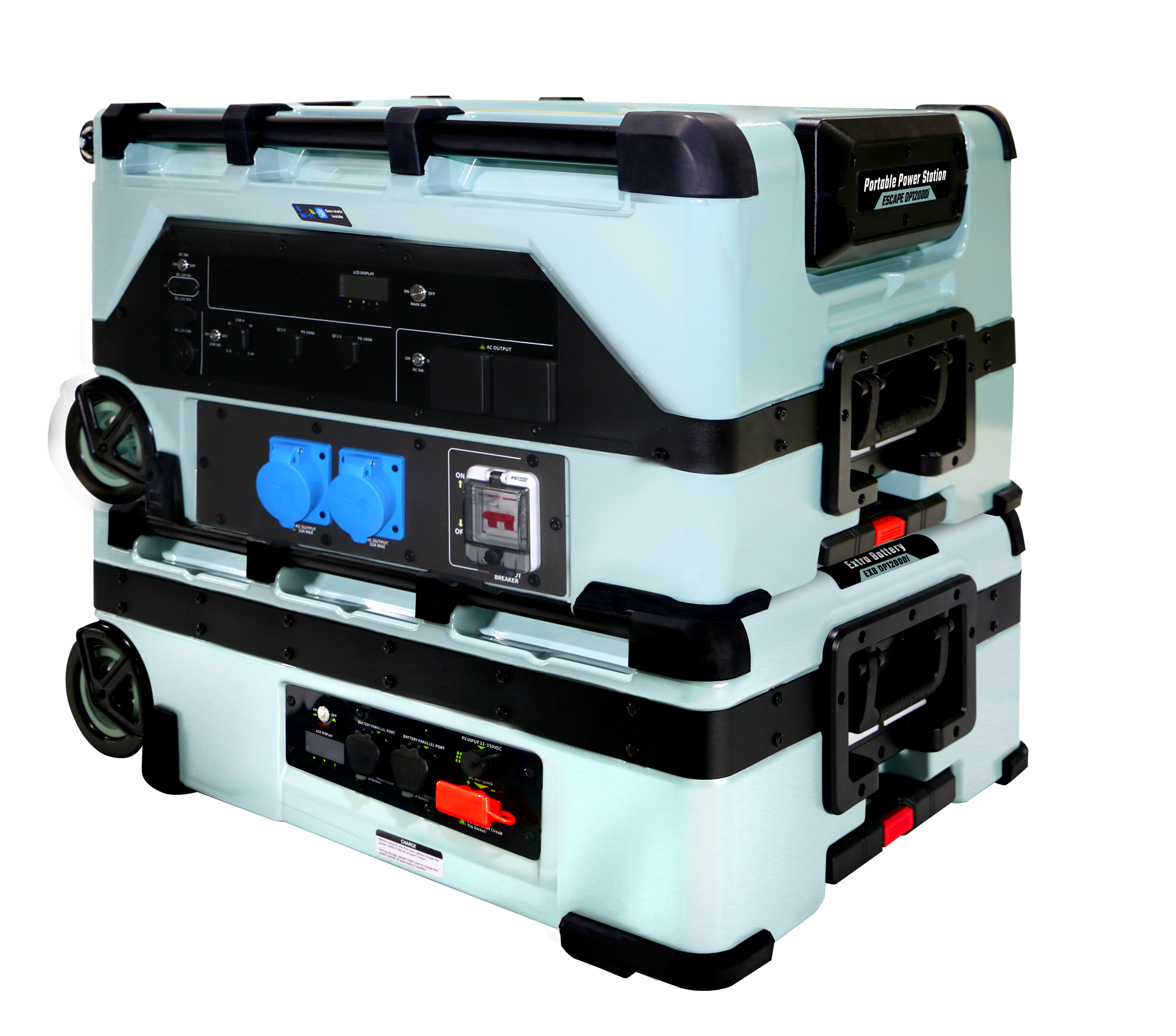 ESCAPE DP12000i 12KW FULL OFF-GRID SOLAR POWER BATTERY STATION (EQUIPPED WITH SINGLE  PHASE POWER OUTPUT) 3 phase available as an option together with single phase