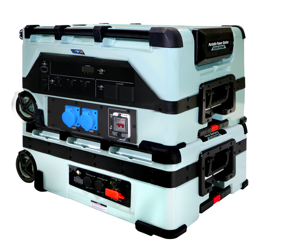 ESCAPE DP12000i 48 Volt 12KW FULL OFF-GRID SOLAR POWER BATTERY STATION (EQUIPPED WITH SINGLE PHASE POWER OUTPUT) 3 phase available as an option together with single phase