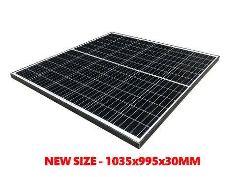 MPS VT 200WATT SQUARE BLACK FRAME MONOCRYSTALLINE SOLAR PANEL FITTED WITH MC4 CONNECTORS