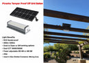 Piranha Tamper Proof Off Grid Solar Batten with 6Amp internal battery