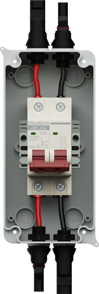 MPS 500V 63 amp Solar breaker with IP 67 Housing and MC4 Connectors Plug and Play - Image 2