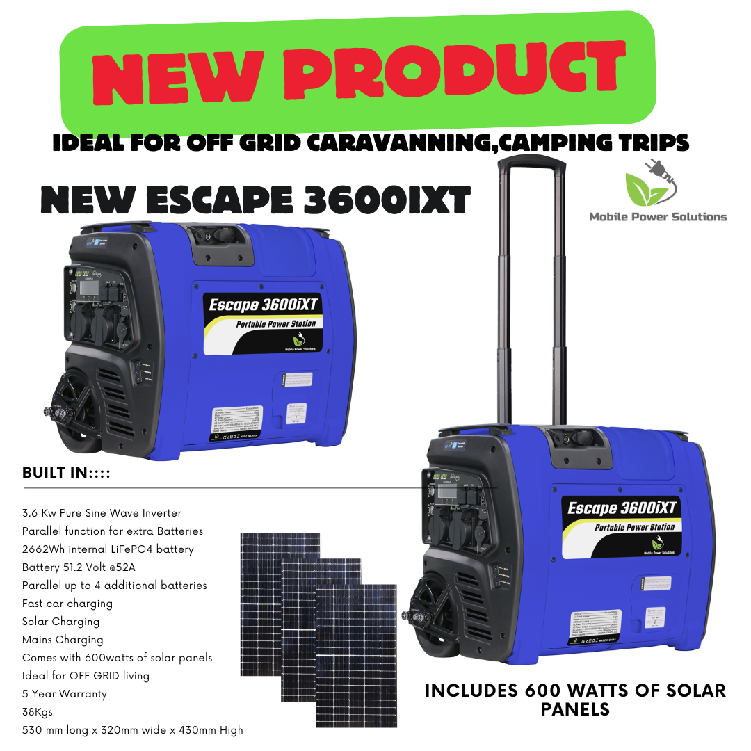 ESCAPE 3600iXT PORTABLE & OFF-GRID POWER STATION (WITH PARALLEL OPTION) - Image 4