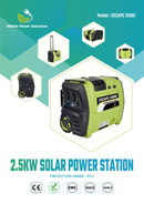 ESCAPE 2500i FULLY PORTABLE 2500W 2688WH SOLAR POWER STATION WITH Wi-Fi, ALL TERRAIN WHEELS & TELESCOPIC HANDLE - Image 3