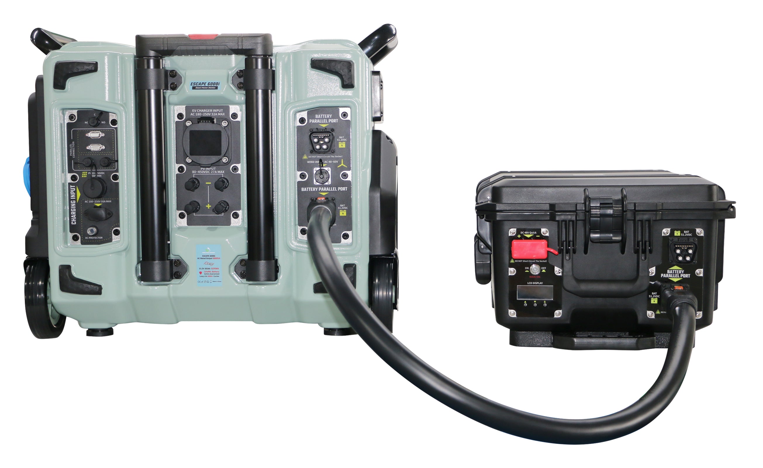 ESCAPE 6000i HUGE OFF-GRID 6000W AC OUTPUT WITH EV CHARGER & BUILT-IN 5.4KW BATTERY - Image 9