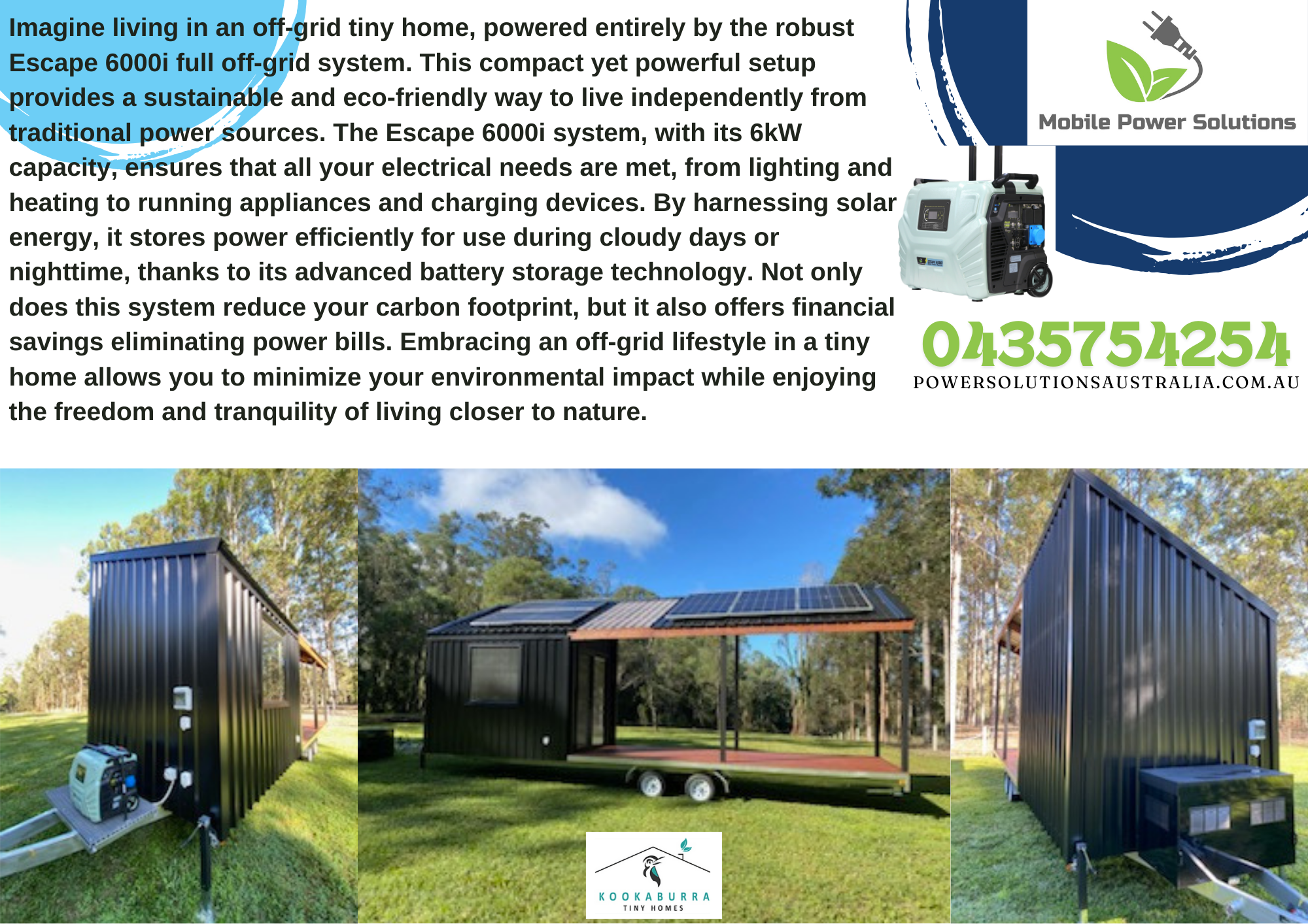 ESCAPE 6000i HUGE OFF-GRID 6000W AC OUTPUT WITH EV CHARGER & BUILT-IN 5.4KW BATTERY - Image 15