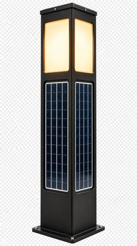 ECOBOLL LED Bollard with high powered built in solar and internal battery