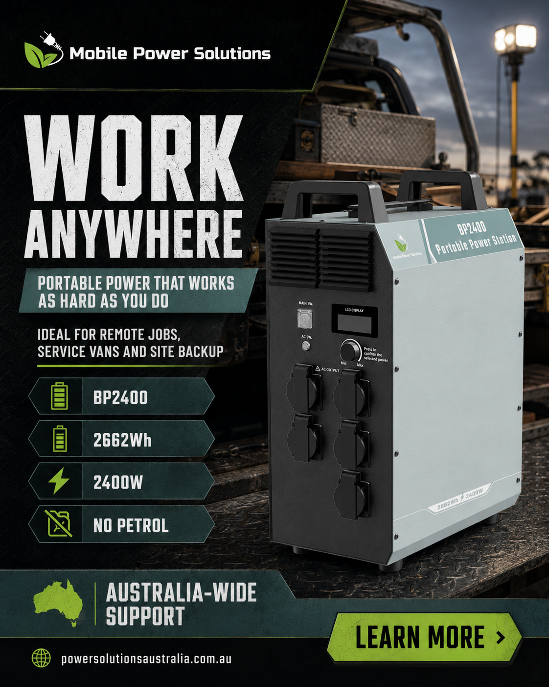 BP2400 Smart Portable Power Station