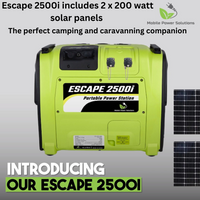 ESCAPE 2500i FULLY PORTABLE 2500W 2688WH SOLAR POWER STATION WITH Wi-Fi, ALL TERRAIN WHEELS & TELESCOPIC HANDLE - Image 10