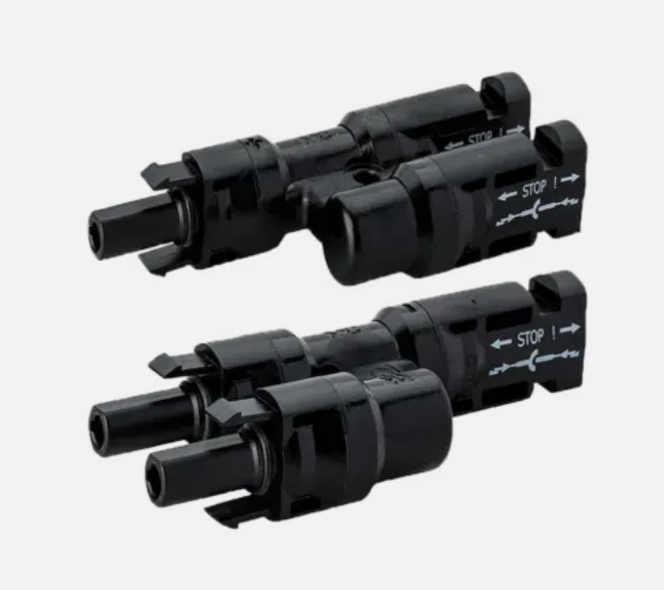 MC4 PARALLEL BRANCH CONNECTORS - ONE PAIR