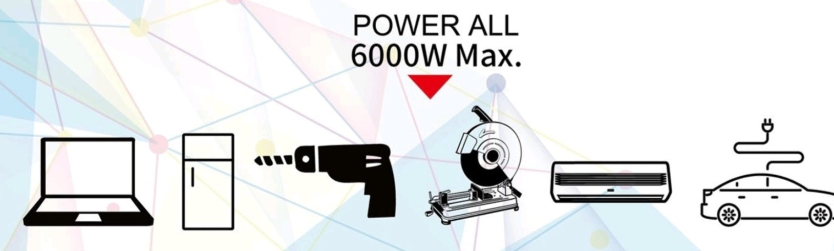 ESCAPE 6000i HUGE OFF-GRID 6000W AC OUTPUT WITH EV CHARGER & BUILT-IN 5.4KW BATTERY - Image 8