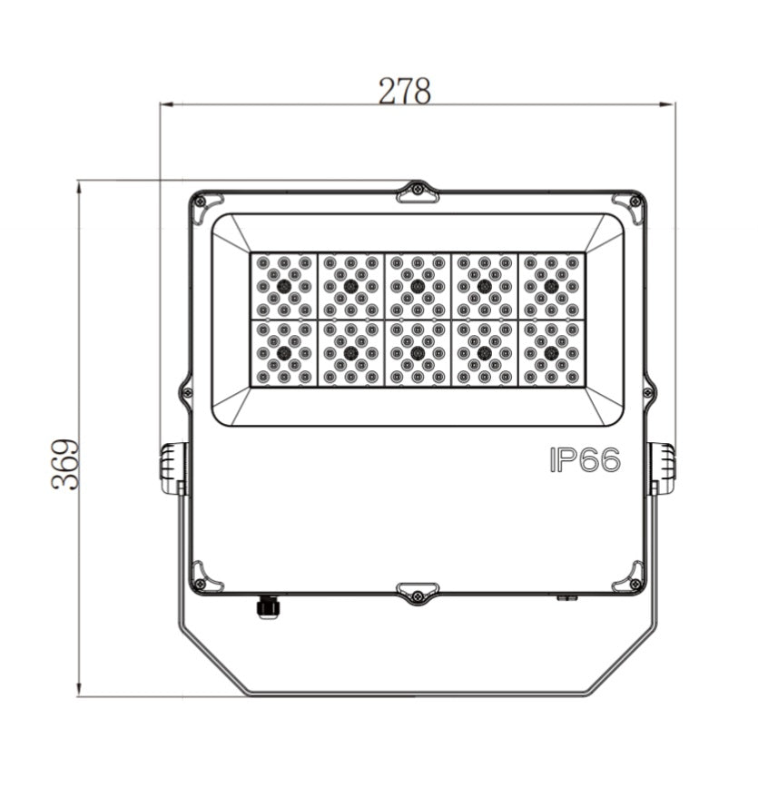 MPS FL100 -12-24 VOLT DC 100W 13000 LUMEN OFF-GRID LED FLOODLIGHT FITTED WITH PHILLIPS LED CHIPS & MEANWELL DRIVER - Image 3