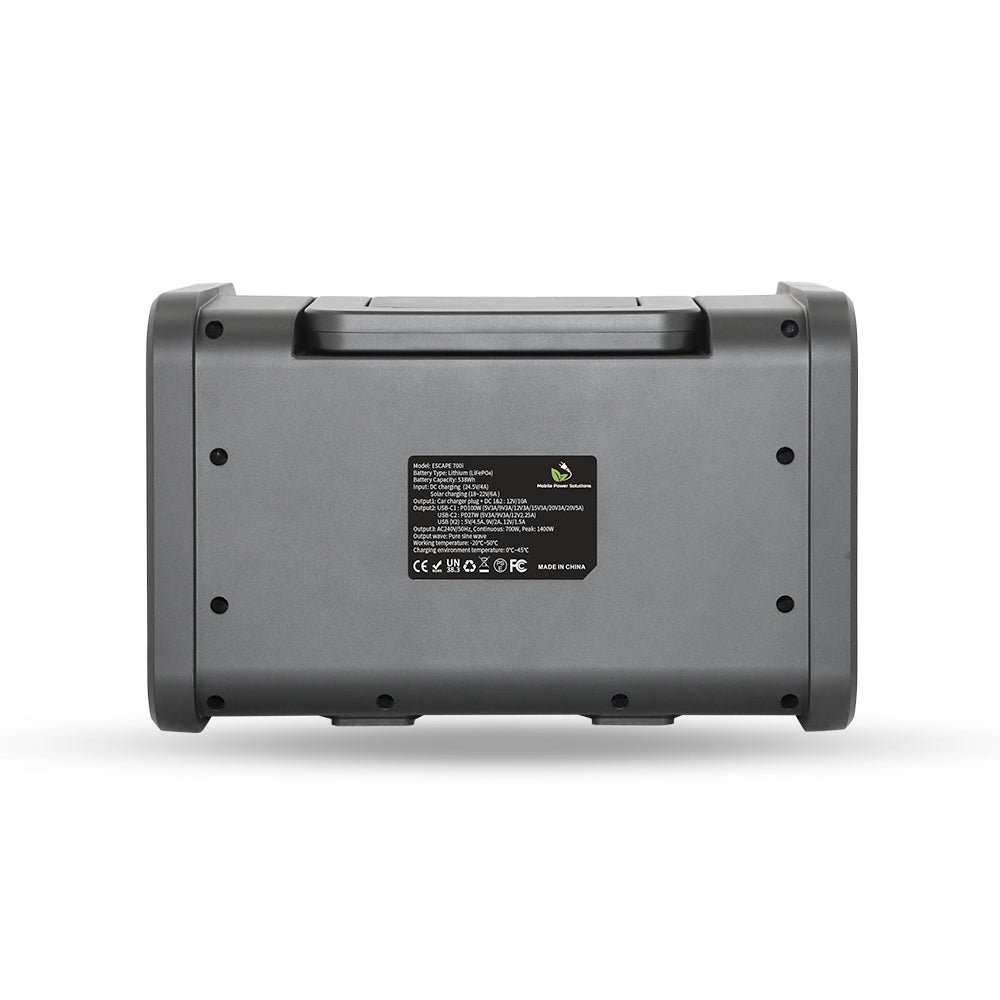 ESCAPE 700i PORTABLE ULTRA LIGHT WEIGHT 700W POWER STATION - Image 4